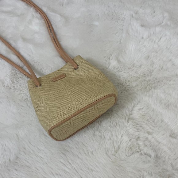 vintage 90s Nine West boho mini bucket bag shoulder purse - Picture 6 of 7